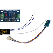 DCC Concepts Zen Black Decoder Classic Small Shape with 8-pin Harness and 4 Functions with ABC Module DCD-ZNmini.4A 934739400623