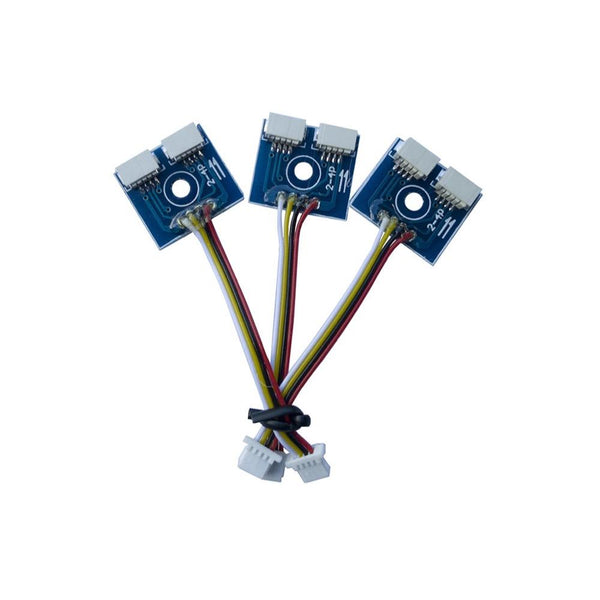 DCC Concepts DCP-CBYSL Cobalt-SS SY-Connector Adapter Short 50mm 3 Pack ...