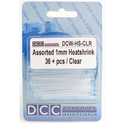 DCC Concepts DCW-HS-CLR Heat Shrink - Clear (36 Pack)