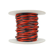 DCC Concepts DCW-TW25-3.5 Wire Twisted Bus 25m of 3.5mm (11g) - Twin Red/Black