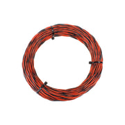 DCC Concepts DCW-TW50-1.0 Wire Dropper Twisted 50m 26x 0.015 (17g) - Twin Red/Black