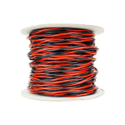 DCC Concepts DCW-TW50-3.5 Wire Twisted Bus 50m of 3.5mm (11g) - Twin Red/Black
