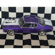 DDA 1/24 Hanful 1973 Holden Monaro HQ GTS Custom Purple Diecast Car