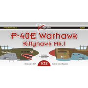 DK Decals 1/32 Curtiss P-40E Warhawk/Kittyhawk Mk.1