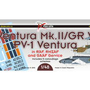 DK Decals 48020 1/48 Lockheed Ventura Mk.II/GR.V/PV-1 in RAF RNZAF and SAAF Service