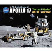 Dragon 11015 1/72 Apollo 17 The Last J-Mission CSM + LM + Lunar Rover Plastic Model Kit