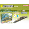 Dragon 14132 1/144 Morser Karl mit Railway Transport Carrier Plastic Model Kit