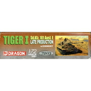 Dragon 7203 1/72 Tiger I Sd Kfz 181 Ausf E Late Production with Zimmerit