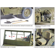 Dragon 75052 1/6 US 1/4-Ton 4X4 Truck withM2 .50-Cal MG