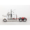 Drake Collectibles Z01552 1/50 Kenworth T909 White/Red Flaring and Aero Kit Diecast Truck