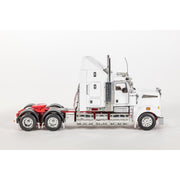 Drake Collectibles Z01552 1/50 Kenworth T909 White/Red Flaring and Aero Kit Diecast Truck
