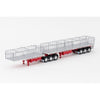 Drake Collectibles ZT09125 1/50 Freighter Flat Tops White/Red Diecast Trailer