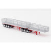Drake Collectibles ZT09125 1/50 Freighter Flat Tops White/Red Diecast Trailer