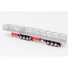 Drake Collectibles ZT09125 1/50 Freighter Flat Tops White/Red Diecast Trailer