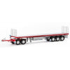 Drake Collectibles ZT09137 Freighter Road Train Set Red/Silver