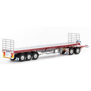 Drake Collectibles ZT09137 Freighter Road Train Set Red/Silver
