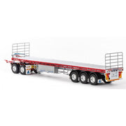 Drake Collectibles ZT09137 Freighter Road Train Set Red/Silver