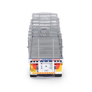 Drake Collectibles ZT09253 1/50 MaxiTRANS B Double Flat Top Diecast Trailer (Metallic Blue)