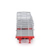 Drake Collectibles ZT09259 1/50 MaxiTRANS B Double Flat Top Diecast Trailer Red