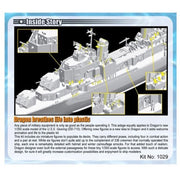 Dragon 1029 1/350 U.S.S. Gearing DD-710 Gearing Class Destroyer 1945
