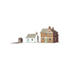 Superquick A11 OO/HO Station Master House & Crossing Keepers Cottage Card Kit