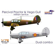 Dora Wings 7202D 1/72 Percival Proctor & Vega Gull 2 in 1 Plastic Model Kit