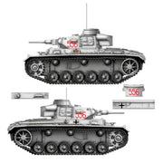 Das Werk 16002 1/16 Panzer III Ausf. J 3 in 1