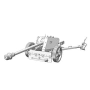 Das Werk 35027 1/35 German 7 5cm Pak40 with 4 Figures