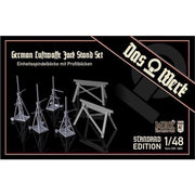 Das Werk 48001 1/48 Luftwaffe Jack Stand Set Einheitsspindelbocke Plastic Model Kit