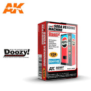 Doozy DZ007 1/24 Soda Vending Machine Type C Plastic Model Kit