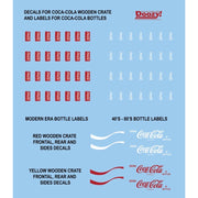 Doozy DZ026 1/24 1940-1980s Wooden Box Coca-Cola Bottles