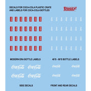 Doozy DZ027 1/24 1940-1980s Plastic Box Coca-Cola Bottles