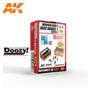Doozy DZ029 1/24 Wooden Boxes Jack Daniels Bottles