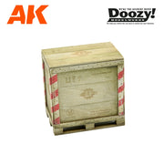 Doozy Dz037 1/24 Wooden Box Auto Arts
