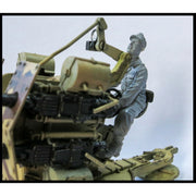 Das Werk F004 1/35 Flakvierling Gunner Anti Aircraft Plastic Model Kit