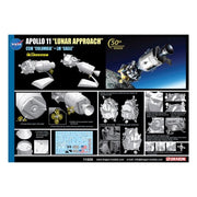 Dragon 11009 1/48 Apollo 11 Lunar Approach CSM + LM Plastic Model Kit