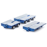 Drake Collectibles ZT09076A 1/50 Steerable Trailer Deck 2x8 3x8 Clip Metallic Blue Accessory Kit