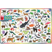 eeBoo 100pc Beautiful World Jigsaw Puzzle