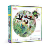 eeBoo Hummingbirds Round 500pc Jigsaw Puzzle