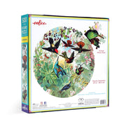 eeBoo Hummingbirds Round 500pc Jigsaw Puzzle