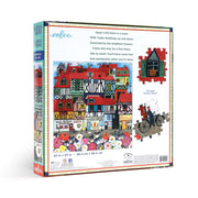 eeBoo Whimsical Village 1000pc Jigsaw Puzzle
