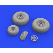 Eduard 632149 1/32 B-24 Wheels 9 Spoke Front Wheel for Hobby Boss Kit