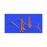 Eduard 648632 1/48 B-17F Undercarriage Legs Bronze for HKM Kit