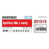 Eduard 82151X 1/48 Spitfire Mk I Early Overtrees Plastic Model Kit