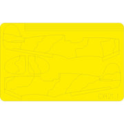 Eduard CX421 1/72 Spitfire Camo Scheme Mask Sheet for Airfix Kit