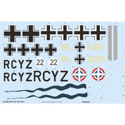 Eduard D32002 1/32 Bf 108 Taifun for Eduard Kit