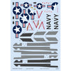 Eduard D48093 1/48 F-4B Navy Decal Set for Tamiya