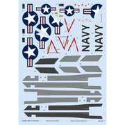 Eduard D48093 1/48 F-4B Navy Decal Set for Tamiya