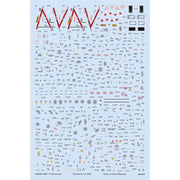 Eduard D48094 1/48 F-4B Stencils Decal Set for Tamiya