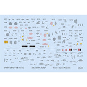 Eduard D48094 1/48 F-4B Stencils Decal Set for Tamiya